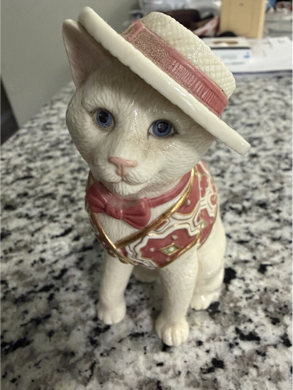 Vintage Lenox Cat With Vest